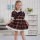 young girls plaid pater pan collar dress